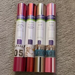 NWT Cricut StrongBond Iron-On Vinyl Bundle